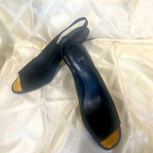 Stuart Weitzman - Soft & Buttery Black Suede sandal